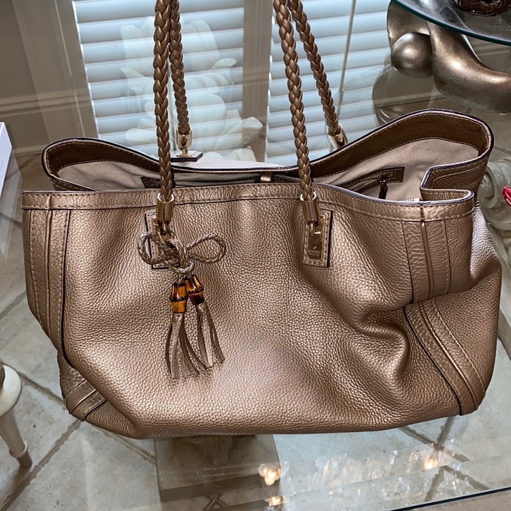 Authentic Rare Gucci Champagne Bag!
